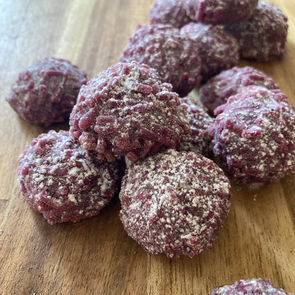 Ube “Sea Urchin” Tea Cookies