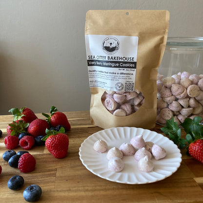 Very Berry Meringue Cookies